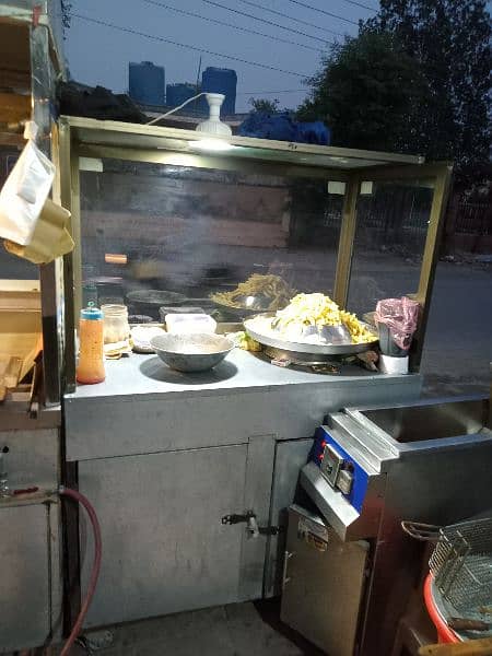 shawarma Counter. . Fryer Counter. . Fryer 2