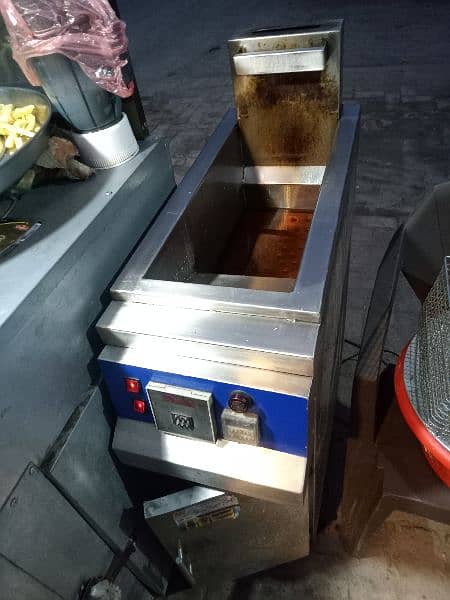 shawarma Counter. . Fryer Counter. . Fryer 3