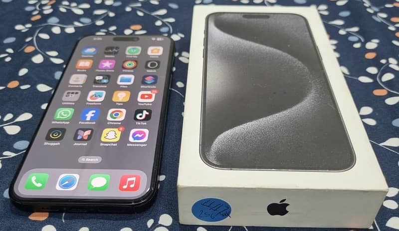 Iphone 15 Pro max 256GB Black JV 5