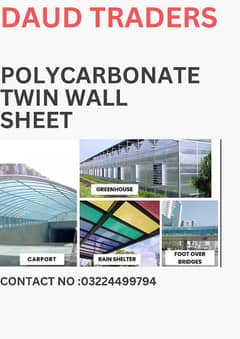 polycarbonate twin wall sheet.