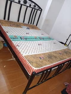 Double Bed with Medicated Mattress 6' x 5.5' Feet