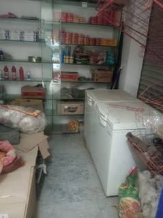 genral store for sale 10mm glass racking deep freezer+ pepsi chiller 0