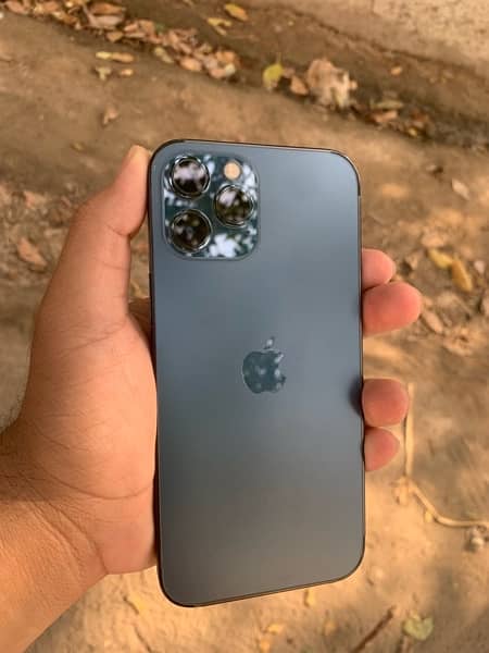 iphone 12 pro max with box waterpack 128gb jv non pta 0