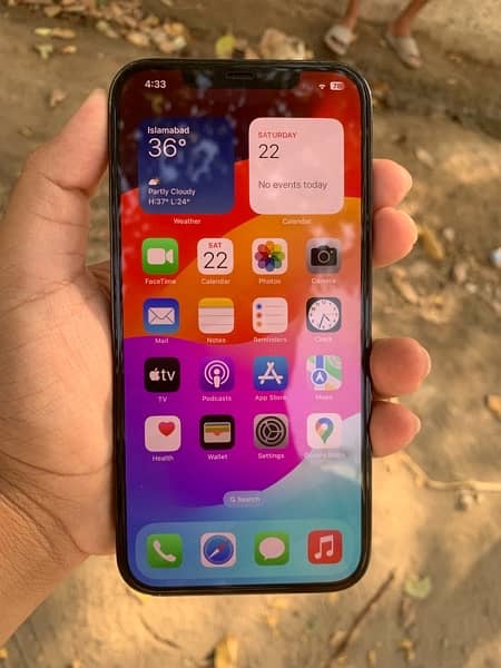 iphone 12 pro max with box waterpack 128gb jv non pta 3