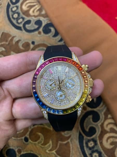 Rolax Dytona 24k Gold 0