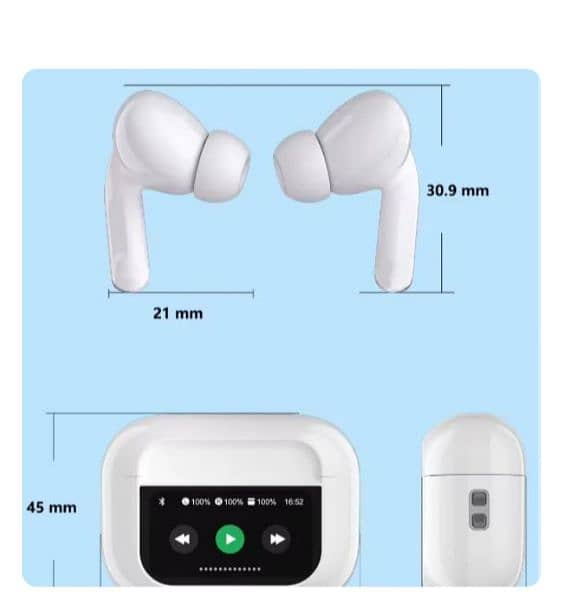 Airpods with LED display 9