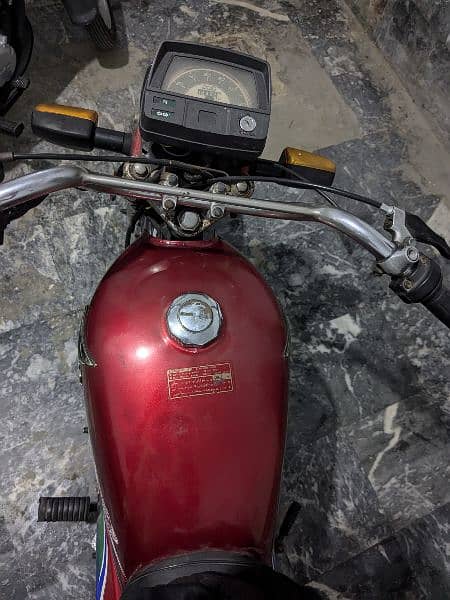 Honda Cd 70 2014 own name card in very good condition for sale 4