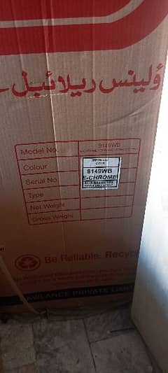 Brand new Dawlance refrigerator 9149WB