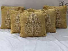 beautiful 5 PCs velvet cushion covers Free delivery 03/00/49/13/11/0