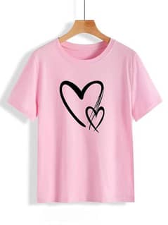 New Unique Heart Printed T-shirt