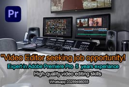 Video editer job