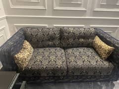 2 seater sofa with stools