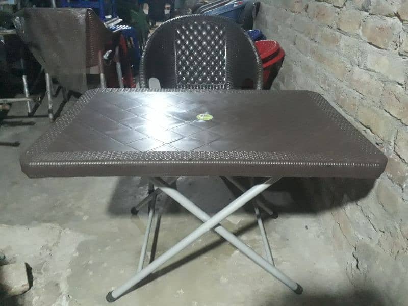 Plastic Chair Plastic Table And Chairs Set Chair and Table Furniture 4