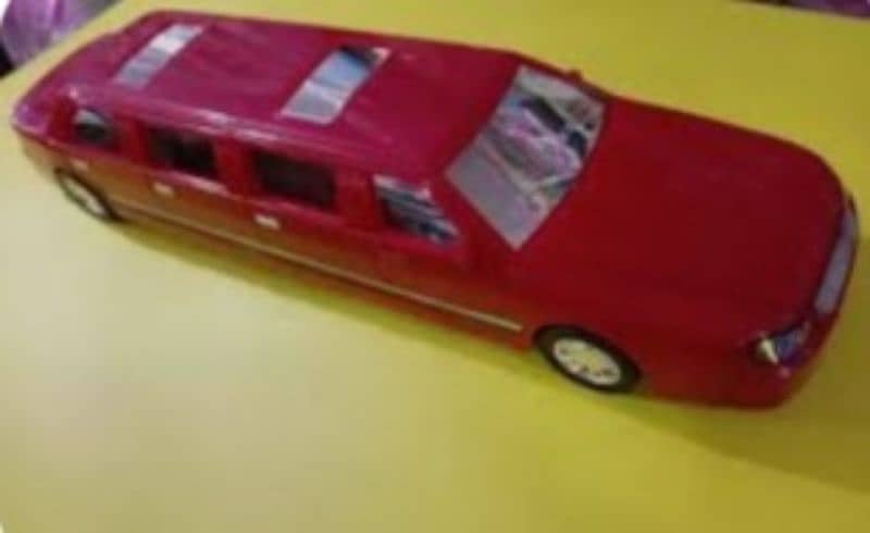 Red limousine toy car for kids 2