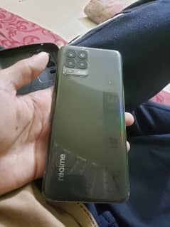 Realme 8 with box in display finger 8+128 black