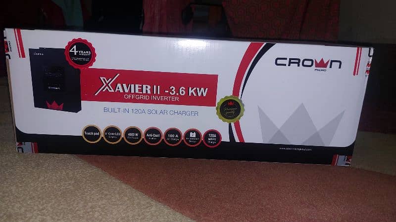 Crown Xavier 3.6kw Brand New available 2