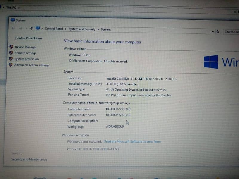 urgent sale dell core i3 0