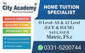 Experienced Female home tutor required