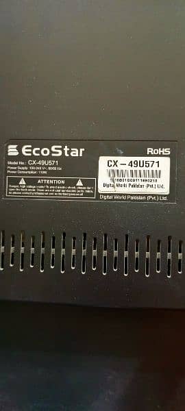 Eco star LED tv 49" FHD resolution 6