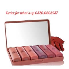 Mini lipsticks palette 'pack of 6