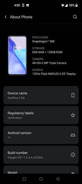 Oneplus 9 5G 8Gb 128Gb Lush Condition 9