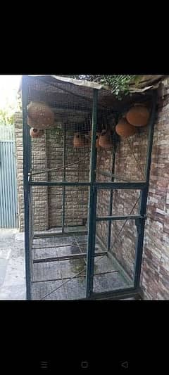 large fancy bird cage