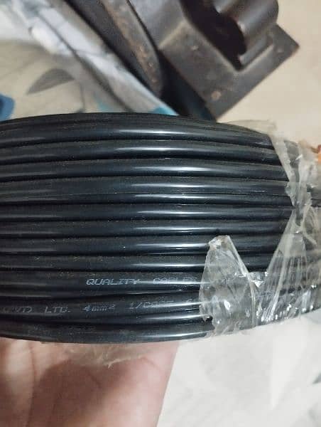 4mm DC Solar Quality cable, 99.9% efficient 1