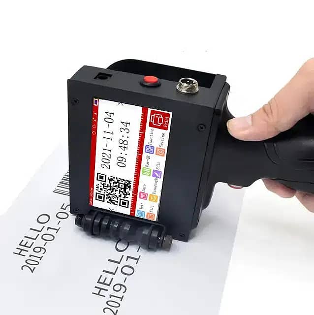 hand held expiry price batch num inkjet printer conveyour belt cartrd 18