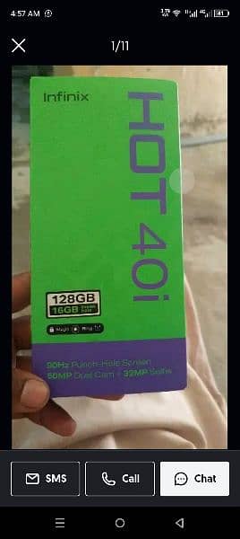 Infinix hot 40i 11 month officially warranty hai 4