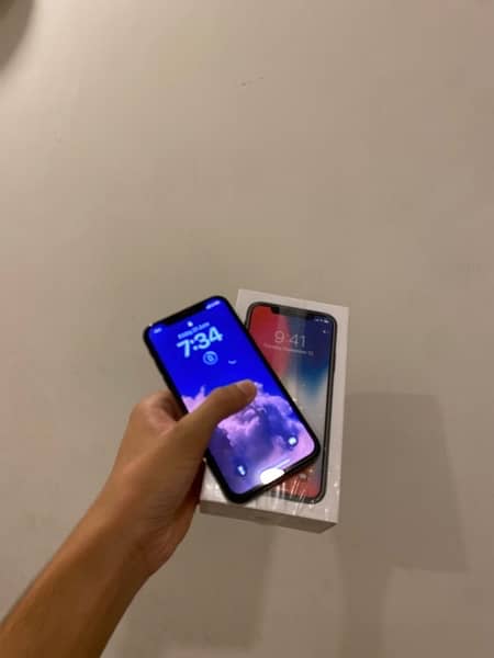 iPhone X pta with box for sale 7