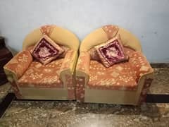 pair of 1 seater sofa set