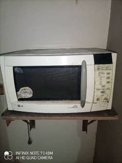 LG microwave oven is for sale at very low price