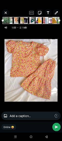 Tow years old baby girl frock 0