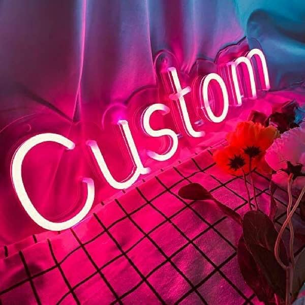 Customised neon sign board-Neon sign board-Name board-Neon lights 4