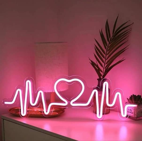 Customised neon sign board with free adapter free delivery in Lahore 6