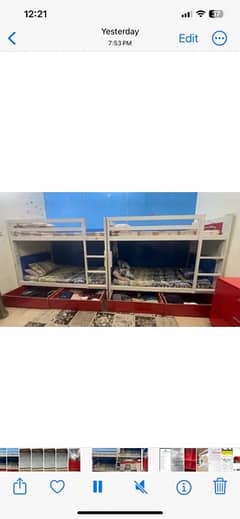 bunk bed for 4 kids