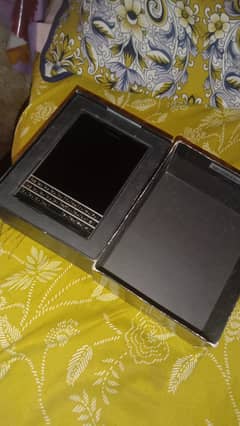 Black berry passport black body mobile phone . . with Box condition use