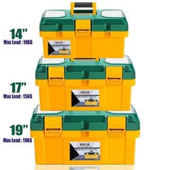 Solid High Quality Tool box with tray 2 Components