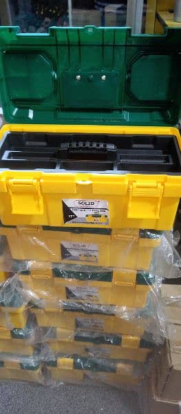 Solid High Quality Tool box with tray 2 Components 14