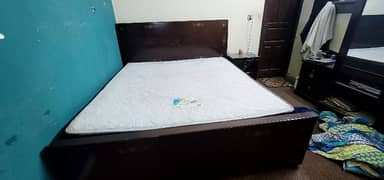 Double bed pure shesham wood for sale