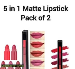 Lipstick#5in1#Matte#pack of 2