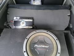 car sound system subwoofer and amplifier 0