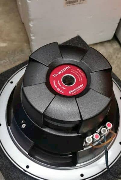car sound system subwoofer and amplifier 3