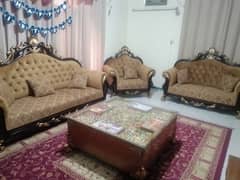 drawing room pure wood sofa set