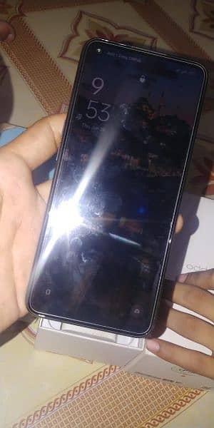oppo A76 10 by 10 condition box and charge one hand use 0