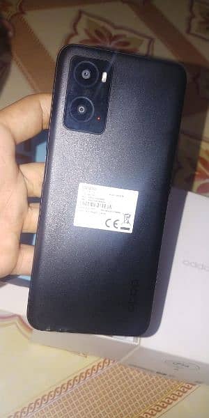oppo A76 10 by 10 condition box and charge one hand use 5