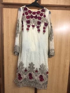 Maria B chiffon engagement , nikah or party wear stitched dress