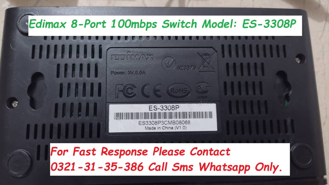 edimax 8port switch 100mbps 0