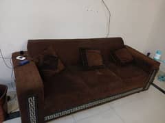 Total 6 seats, 3 piece sofa set