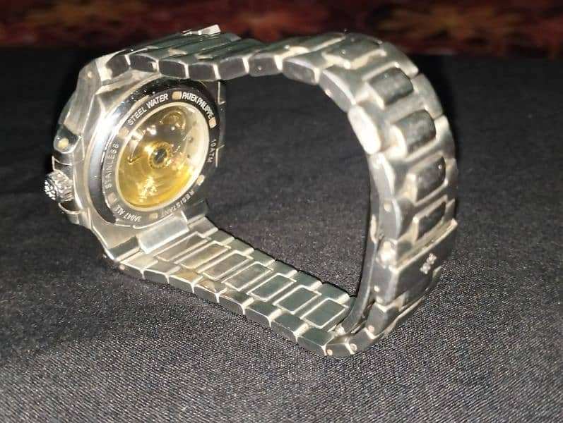 " Patek Philippe Nautilus Watch - Authentic, Mint Condition, Geneva" 5